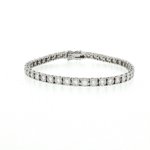 Load image into Gallery viewer, Royal Collection Classic Diamond Tennis Bracelet in White Gold