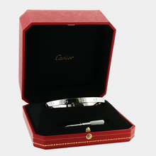 Load image into Gallery viewer, Royal Estate 18K White Gold Cartier Love Bracelet