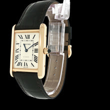 Load image into Gallery viewer, Cartier: Classic Gold Wristwatch with Premium Brown Leather Strap