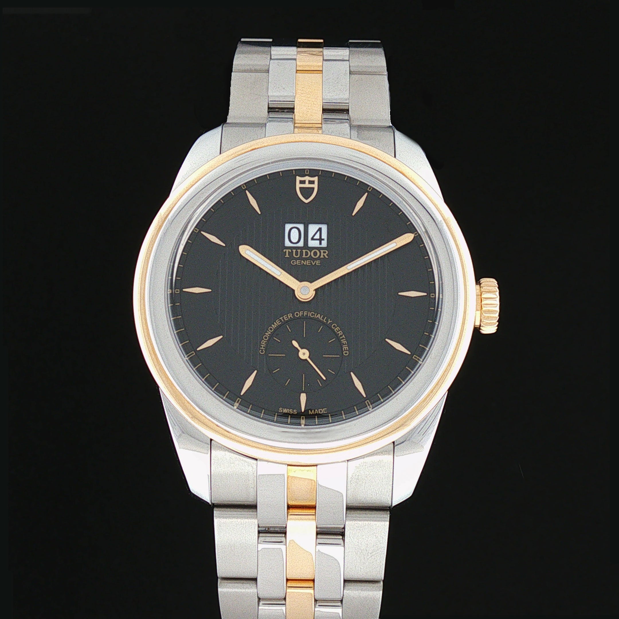 Tudor Glamour Double Date (Model: M57103-0002) – Royal Jewelers