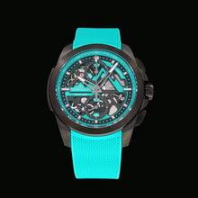 Load image into Gallery viewer, NORQAIN Independence Skeleton Chronograph Jade (Model: N3200.40T02.J01.R01
