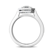 Load image into Gallery viewer, Martin Flyer Forevermark Micro Pavé Setting Multi-Tone with Cut Design Engagement Ring