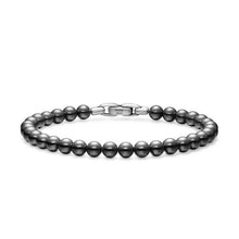 Load image into Gallery viewer, Spiritual Beads Bracelet in Sterling Silver with Hematine, 6mm