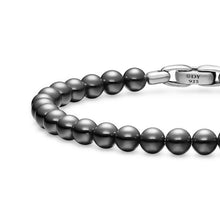Load image into Gallery viewer, Spiritual Beads Bracelet in Sterling Silver with Hematine, 6mm