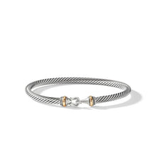 Load image into Gallery viewer, Buckle Bracelet in Sterling Silver with 18K Yellow Gold