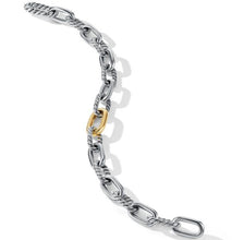 Load image into Gallery viewer, DY Madison Chain Bracelet in Sterling Silver with 18K Yellow Gold, 8.5mm