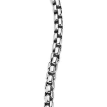 Load image into Gallery viewer, DY Bel Aire Box Chain Bracelet in Sterling Silver with 14K Yellow Gold, 4mm