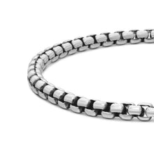 Load image into Gallery viewer, DY Bel Aire Box Chain Bracelet in Sterling Silver with 14K Yellow Gold, 4mm