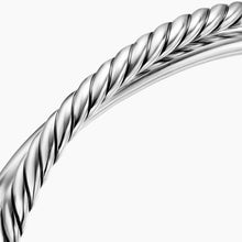 Load image into Gallery viewer, Crossover Two Row Cuff Bracelet in Sterling Silver, 10.7mm