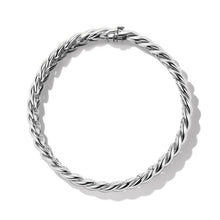 Load image into Gallery viewer, Sculpted Cable Bracelet in Sterling Silver