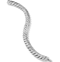Load image into Gallery viewer, Sculpted Cable Bracelet in Sterling Silver