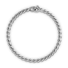 Load image into Gallery viewer, Sculpted Cable Chain Bracelet in Sterling Silver, 3.7mm