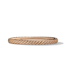 Load image into Gallery viewer, Sculpted Cable Bangle Bracelet in 18K Rose Gold