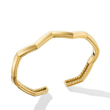 Load image into Gallery viewer, Zig Zag Stax Cuff Bracelet in 18K Yellow Gold, 5mm