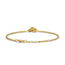 Load image into Gallery viewer, Sculpted Cable Chain Bracelet in 18K Yellow Gold, 8mm