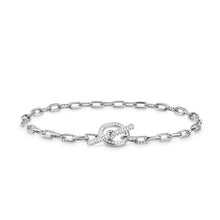 Load image into Gallery viewer, DY Madison Toggle Chain Bracelet in Sterling Silver with Diamonds