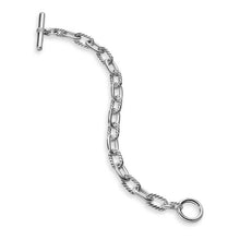 Load image into Gallery viewer, DY Madison Toggle Chain Bracelet in Sterling Silver
