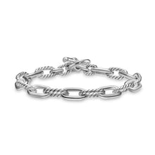 Load image into Gallery viewer, DY Madison Toggle Chain Bracelet in Sterling Silver