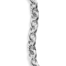 Load image into Gallery viewer, DY Mercer Toggle Chain Bracelet in Sterling Silver with Diamonds, 8mm