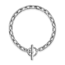 Load image into Gallery viewer, DY Madison Toggle Chain Bracelet in Sterling Silver