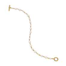 Load image into Gallery viewer, Pearl Classics Toggle Chain Bracelet in 18K Yellow Gold, 4.5mm