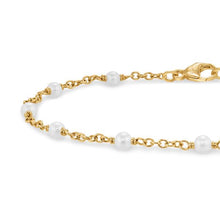 Load image into Gallery viewer, Pearl Classics Station Bracelet in 18K Yellow Gold, 3.5mm