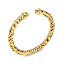 Load image into Gallery viewer, Cablespira Flex Bracelet in 18K Yellow Gold, 6mm