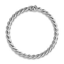 Load image into Gallery viewer, Sculpted Cable Chain Bracelet in Sterling Silver, 5.7mm