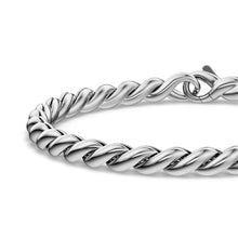 Load image into Gallery viewer, Sculpted Cable Chain Bracelet in Sterling Silver, 5.7mm
