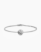 Load image into Gallery viewer, Sculpted Cable Center Station Chain Bracelet in Sterling Silver, 10mm