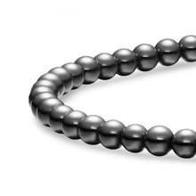 Load image into Gallery viewer, Spiritual Beads Bracelet in Sterling Silver with Hematine, 4mm