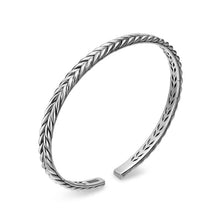 Load image into Gallery viewer, Chevron Flex Bracelet in Sterling Silver, 5.2mm