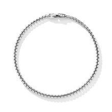 Load image into Gallery viewer, Box Chain Bracelet in Sterling Silver