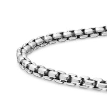 Load image into Gallery viewer, Box Chain Bracelet in Sterling Silver, 2.7mm