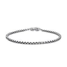 Load image into Gallery viewer, Box Chain Bracelet in Sterling Silver, 2.7mm