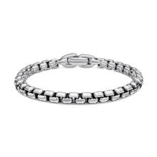 Load image into Gallery viewer, Box Chain Bracelet in Sterling Silver
