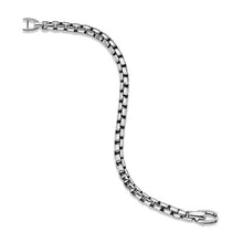 Load image into Gallery viewer, Box Chain Bracelet in Sterling Silver
