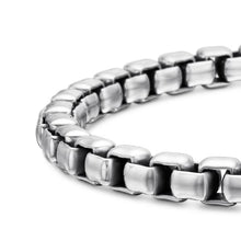 Load image into Gallery viewer, Box Chain Bracelet in Sterling Silver