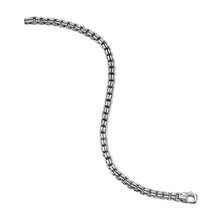 Load image into Gallery viewer, Double Box Chain Bracelet in Sterling Silver, 4mm