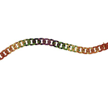 Load image into Gallery viewer, Royal Collection Multi-Gemstone Pavé Yellow Gold Interlocking Curb Link Bracelet