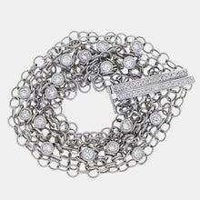 Load image into Gallery viewer, Royal Estate 18K White Gold Link Diamond Bracelet