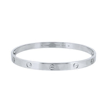Load image into Gallery viewer, Royal Estate 18K White Estate Cartier Love Bracelet