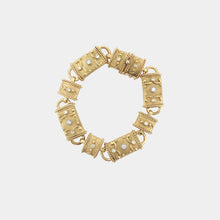 Load image into Gallery viewer, Royal Estate 18K Yellow Gold Etruscan Diamond Bracelet