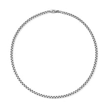 Load image into Gallery viewer, Box Chain Necklace in Sterling Silver, 5.2mm