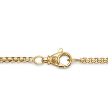 Load image into Gallery viewer, Box Chain Necklace in 18K Yellow Gold, 2.7mm