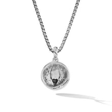 Load image into Gallery viewer, Capricorn Amulet in Sterling Silver with 18K Yellow Gold and Diamonds, 19mm