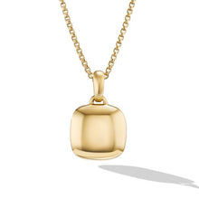 Load image into Gallery viewer, Sculpted Cable Square Locket in 18K Yellow Gold, 22.5mm