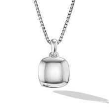 Load image into Gallery viewer, Sculpted Cable Square Locket in Sterling Silver, 22.5mm