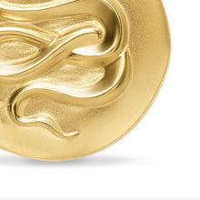 Load image into Gallery viewer, Snake Amulet in 18K Yellow Gold with Diamonds, 18.8mm