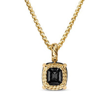 Load image into Gallery viewer, Marbella Pendant in 18K Yellow Gold with Black Onyx, 12mm